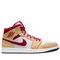 Nike Air Jordan 1 Mid Light Curry Cardinal