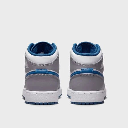 Nike Air Jordan 1 Mid True Blue Cement (GS)