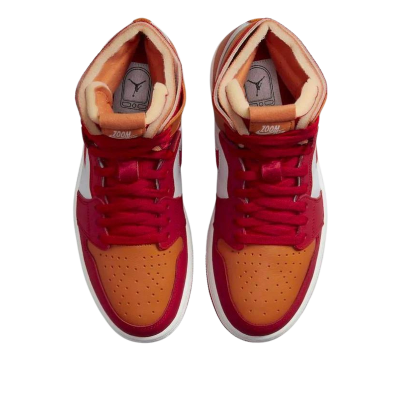 Nike Air Jordan 1 High Zoom Air CMFT Fire Red Hot Curry (W)