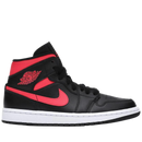 Nike Air Jordan 1 Mid Black Siren Red (W)