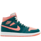 Nike Air Jordan 1 Mid Dark Teal Green (W)