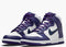 Nike Dunk High Electro Purple Midnight Navy (GS) - nvmind.net