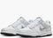 Nike Dunk Low Glitch Swoosh White Grey (GS) - nvmind.net
