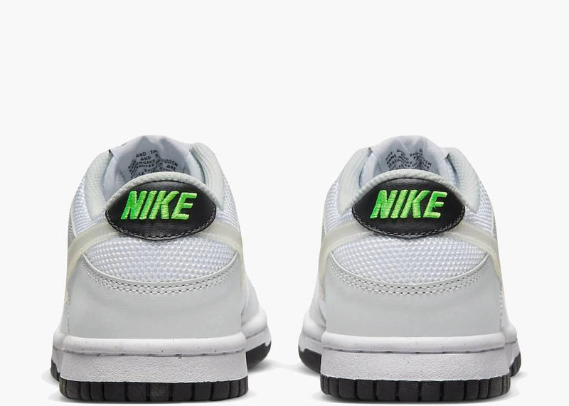 Nike Dunk Low Glitch Swoosh White Grey (GS) - nvmind.net